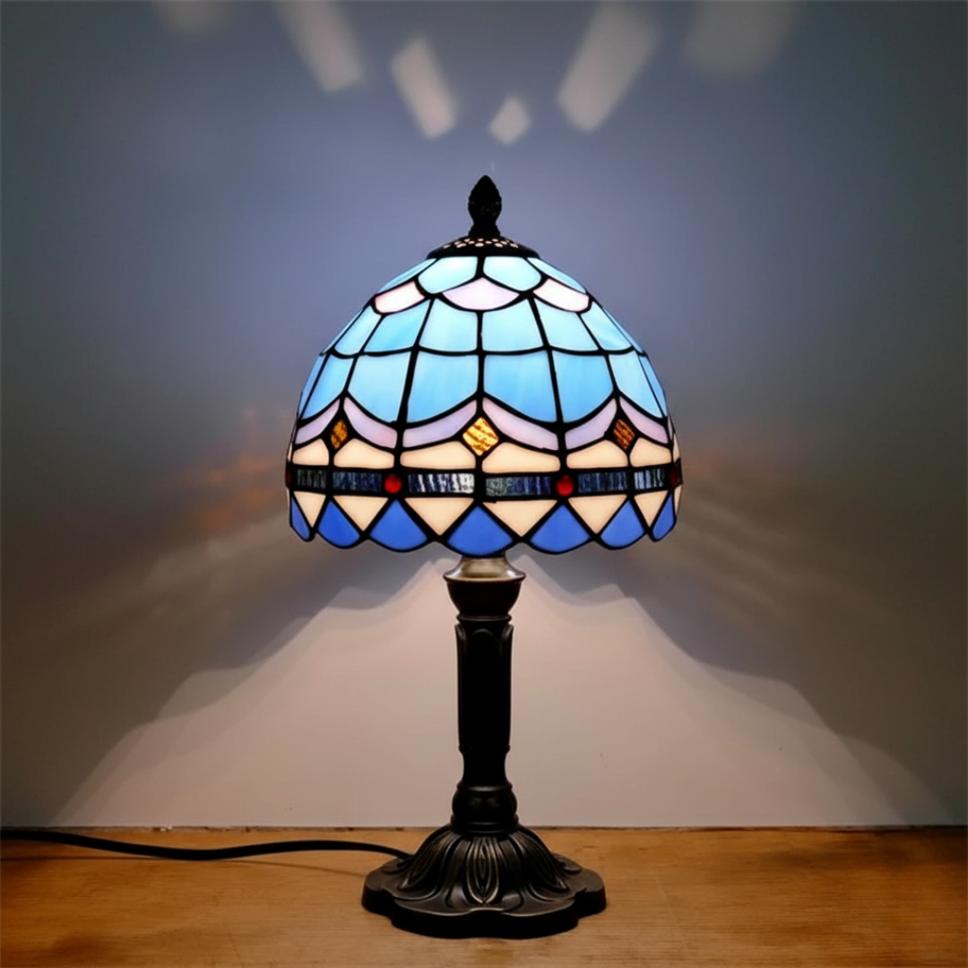 Luminária LED Barroca Dourada Retrô