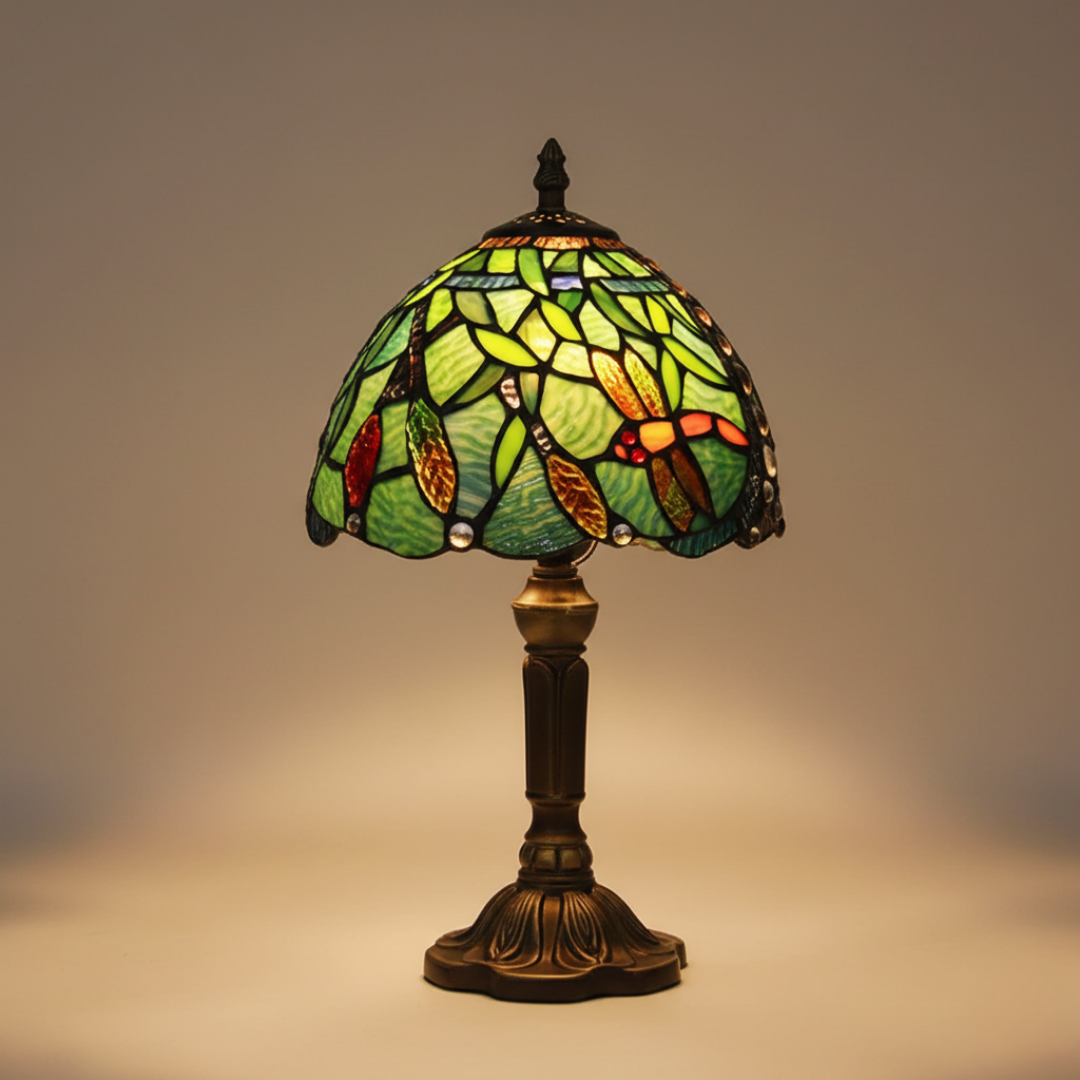 Luminária de Mesa LED Vitral Mediterrâneo