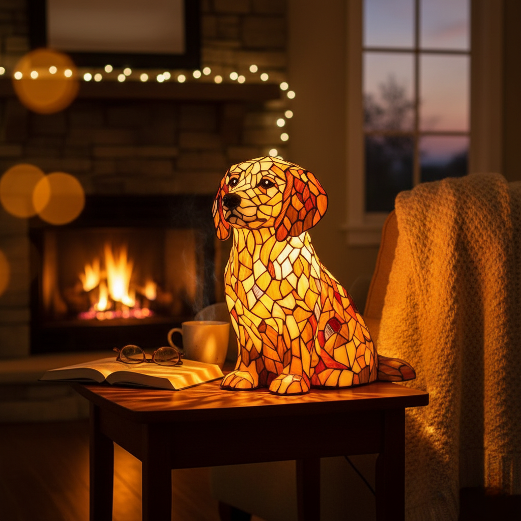 Lily, uma Escultura Espiritual de Golden Retriever