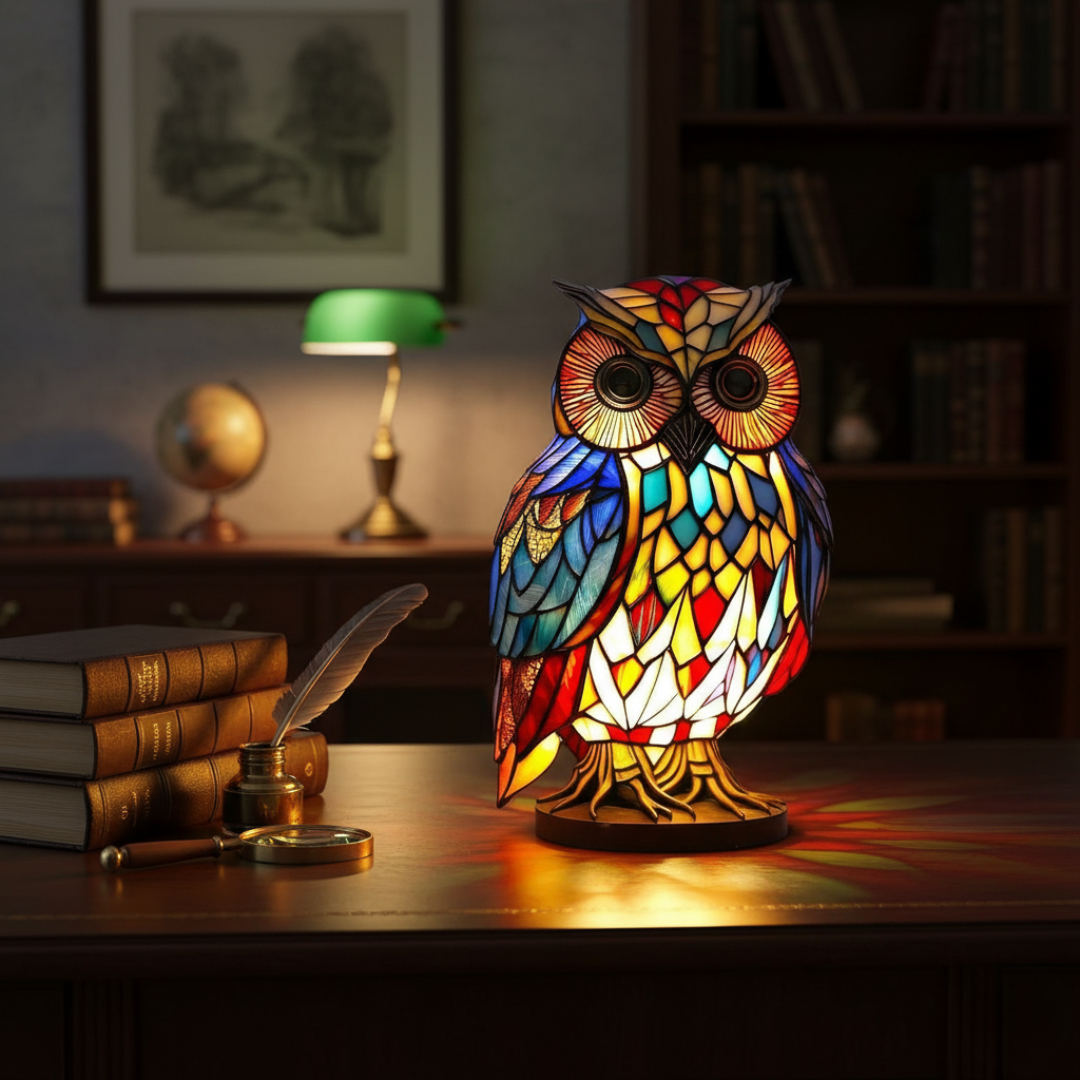 Coruja Graciosa – Luminária Artística
