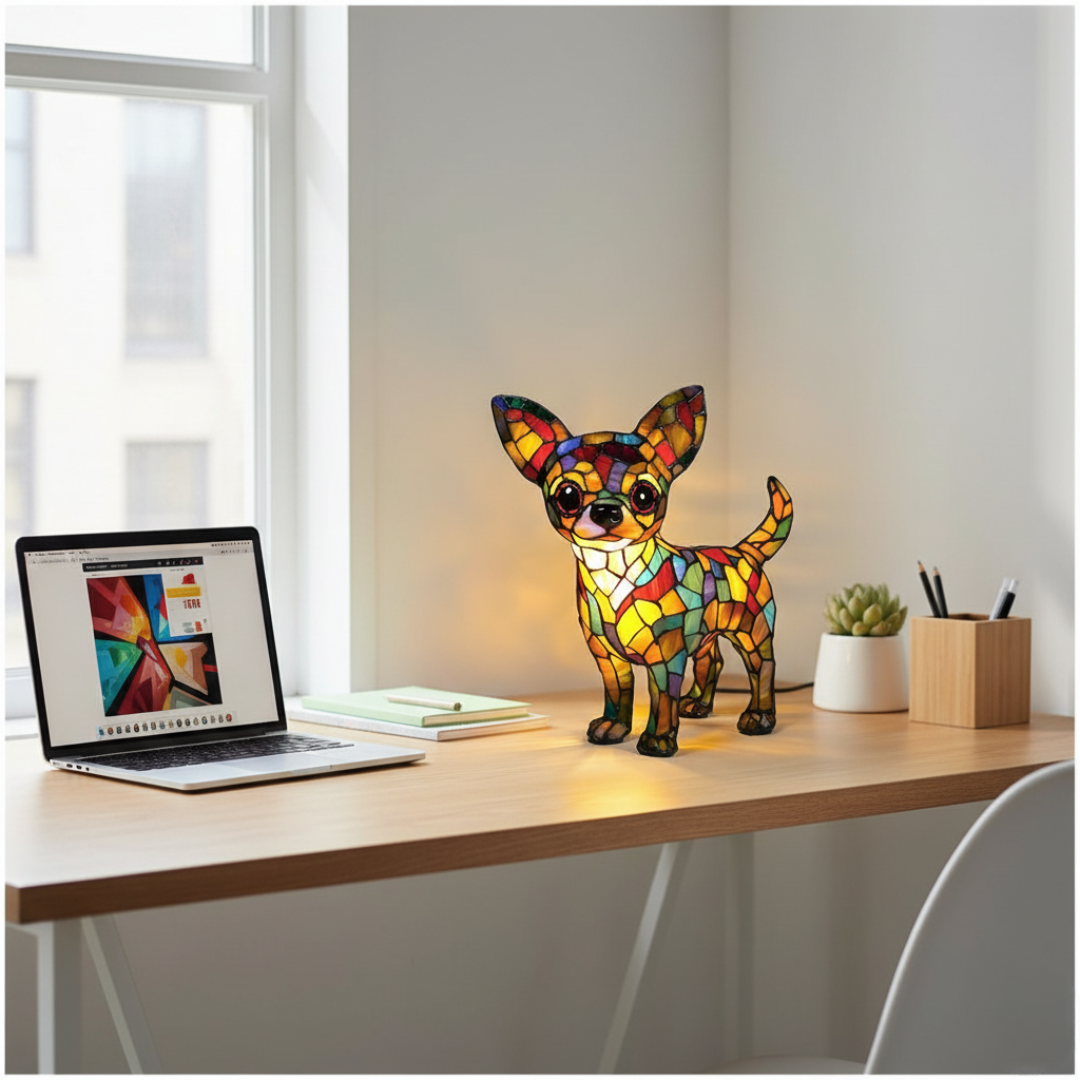 Vida com um Chihuahua – Luminária Artística