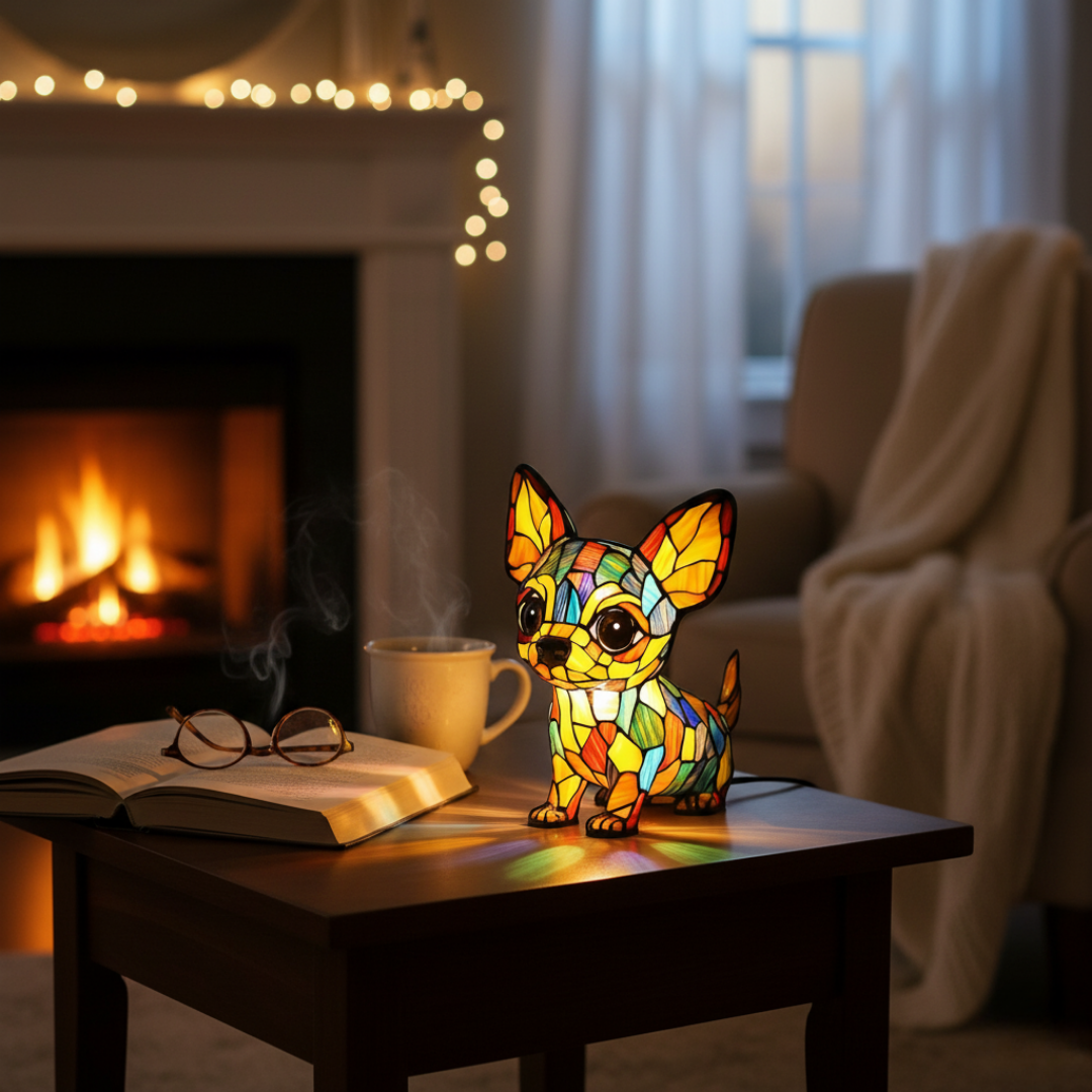 Chihuahua Charmoso – Luminária Decorativa