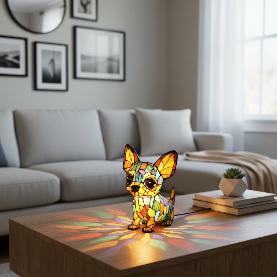 Chihuahua Charmoso – Luminária Decorativa