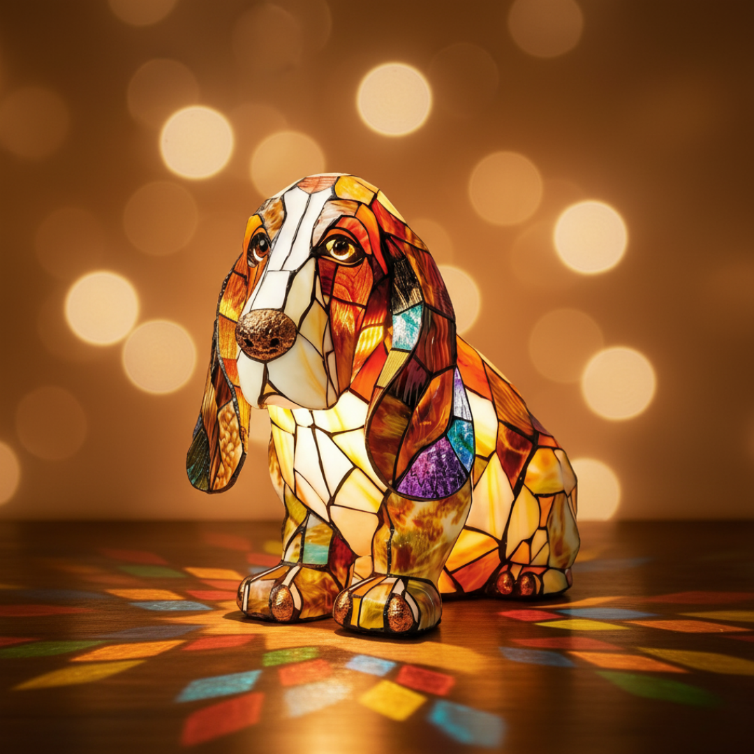 Cão Calmo – Luminária Artística