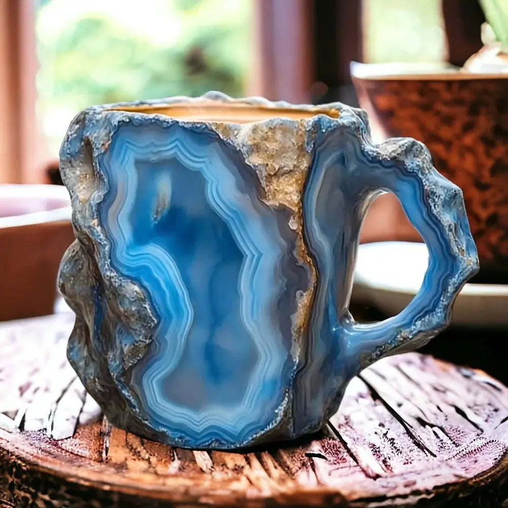 Canecas de Café com Cristais e Minerais