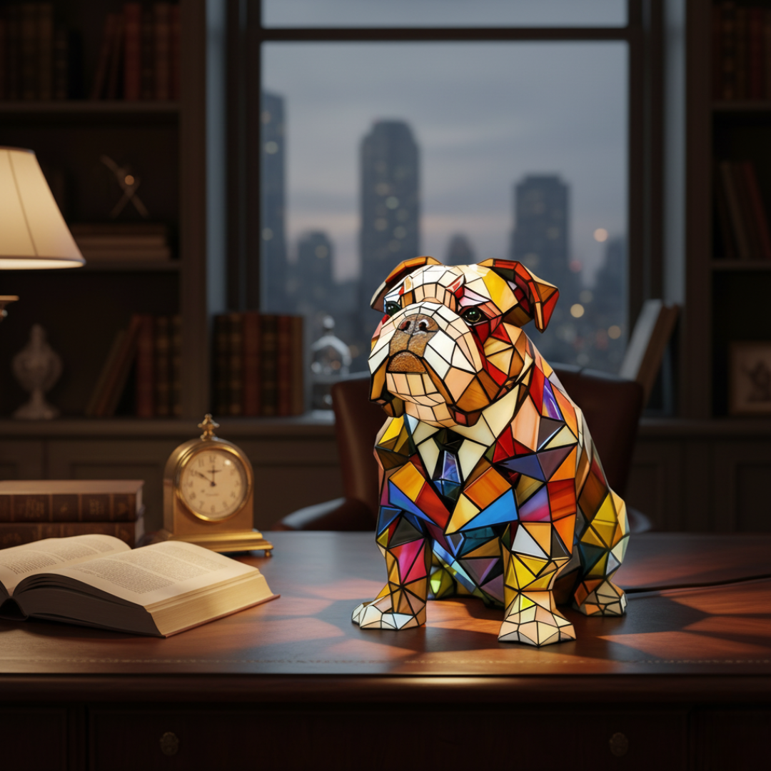 Elowen, o Suave Bulldog da Luz Eterna